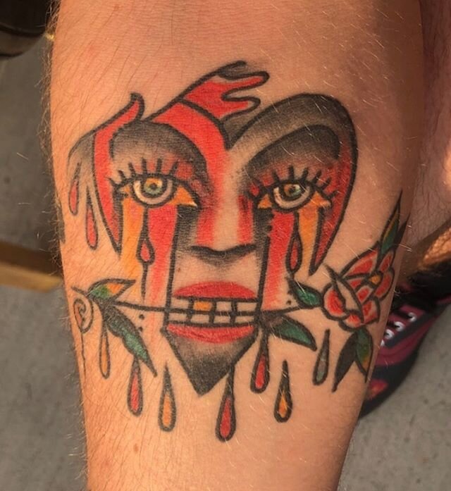Healed. Tattoo by: @swan1980
For appointments please email topshelftattoos@gmail.com or stop in shop.
&bull;
213-02 42nd Ave.
Bayside, NY 11361
718-423-2637
&bull;
#topshelftattoo #topshelftattoonyc #tattoo #tattoos #traditionaltattoo #traditionaltat
